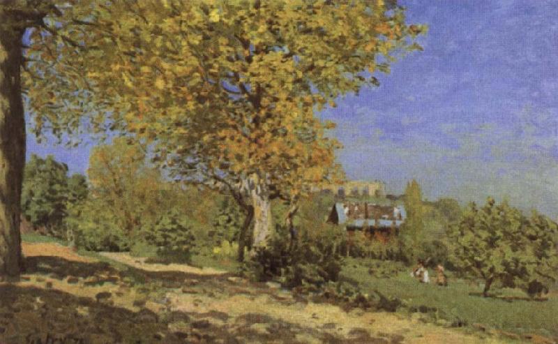 Alfred Sisley Landscape at Louveciennes Spain oil painting art